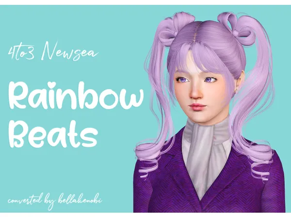 4to3 Newsea Rainbow Beats - The Sims 3 Custom Content