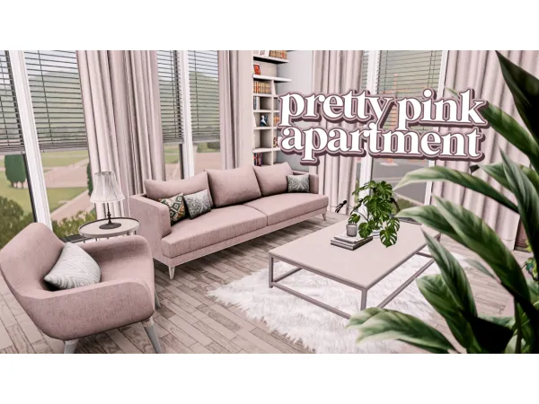 pretty pink apartment - The Sims 3 Custom Content