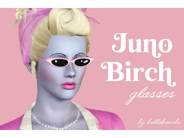 Juno Birch Glasses - The Sims 3 Custom Content