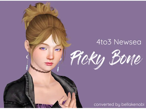 4to3 Newsea Picky Bone - The Sims 3 Custom Content