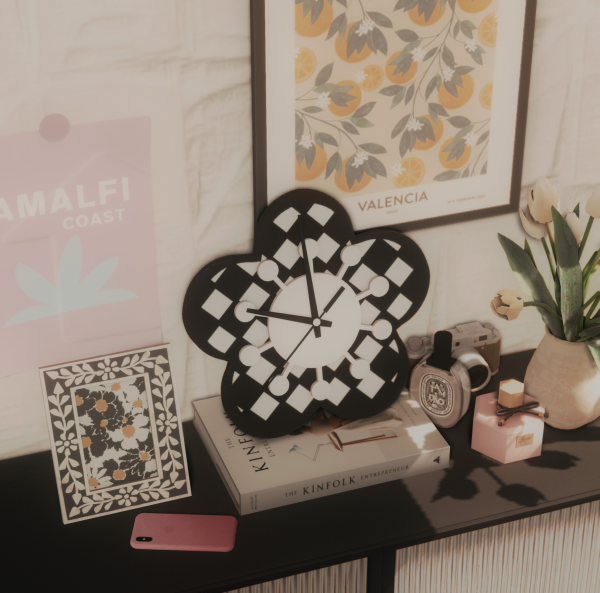 Mix Clock by simsfinds - The Sims 4 Custom Content