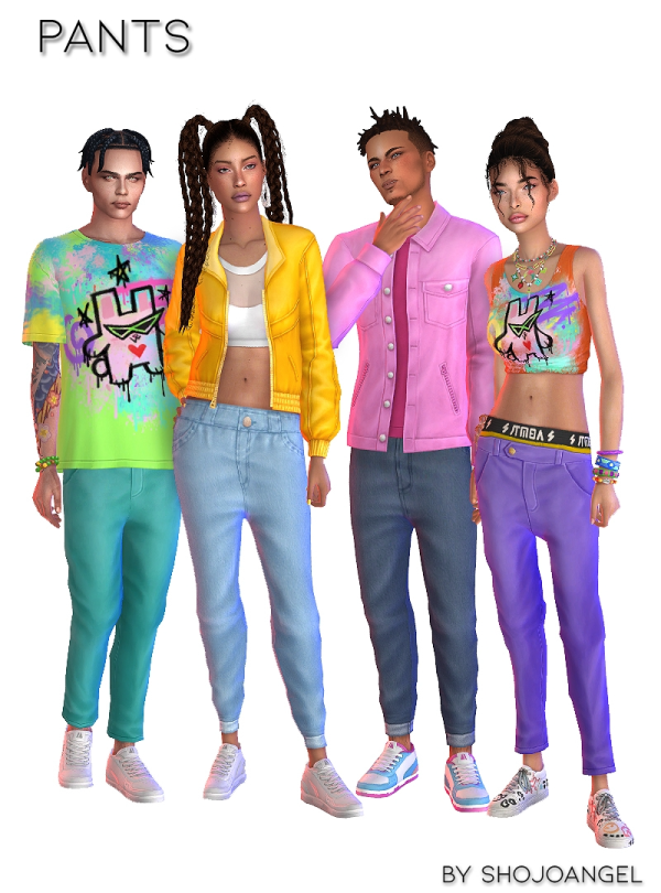 Maxis Match Pants Recol by simsfinds - The Sims 4 Custom Content