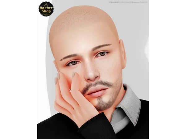 Alpha Male facial hair set - The Sims 4 Custom Content