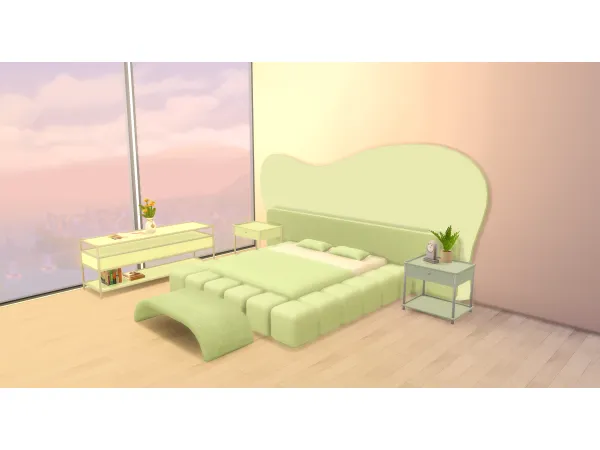 Maxis Match Minty Sleeping by EllaSims - The Sims 4 Custom Content