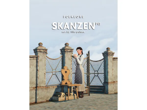 Mix FOLKLORE Skanzen Set Pt5 - The Sims 4 Custom Content
