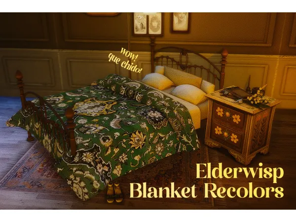 Alpha Blanket Recolors - The Sims 4 Custom Content