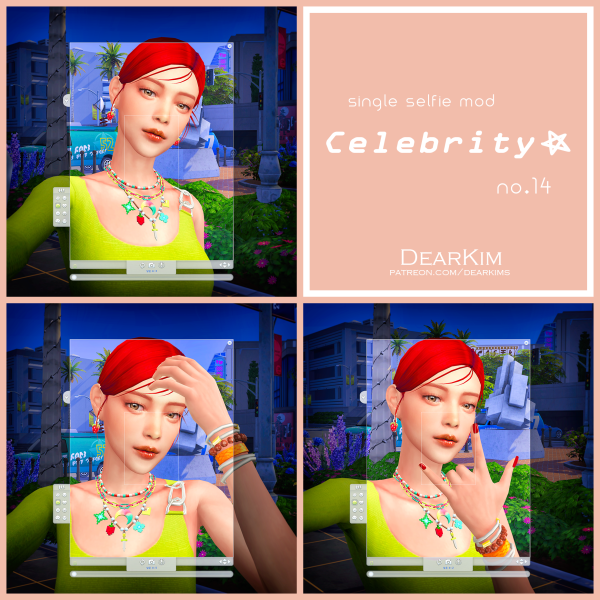 Mix [SingleSelfie] Celebrity 14 by simsfinds - The Sims 4 Custom Content