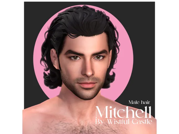 Maxis Match Mitchell Hair by wistfulcastle - The Sims 4 Custom Content