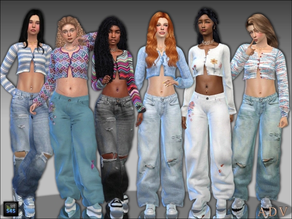 Mix Outfits for teens and young adults by artedellavita_mabra - The Sims 4 Custom Content