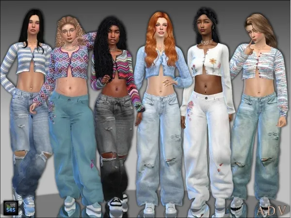 Mix Outfits for teens and young adults - The Sims 4 Custom Content