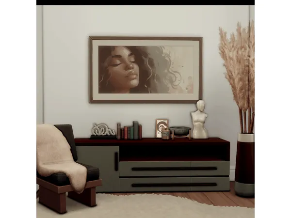 Maxis Match Art TV Frame by bojanasims - The Sims 4 Custom Content