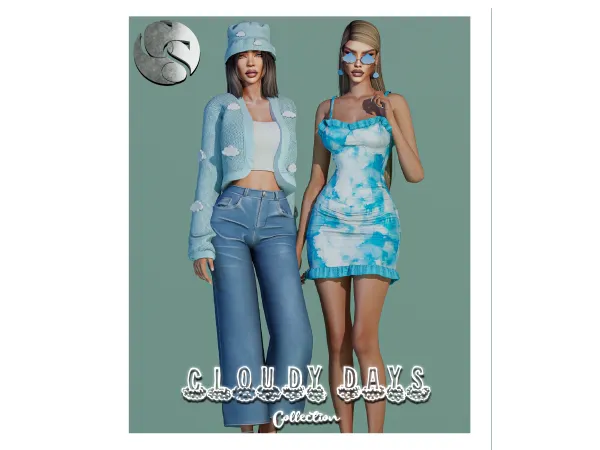 Alpha CAMUFLAJE Cloudy Days Collection FS by camuflaje - The Sims 4 Custom Content