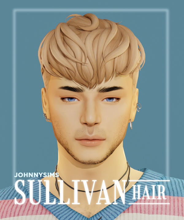 Maxis Match Sullivan Hair by simsfinds - The Sims 4 Custom Content