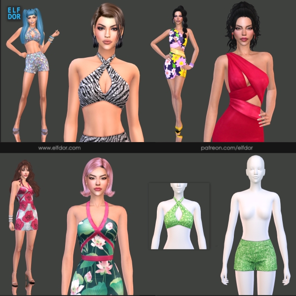 Mix 2024 May 1 Let's Dance by elfdor - The Sims 4 Custom Content