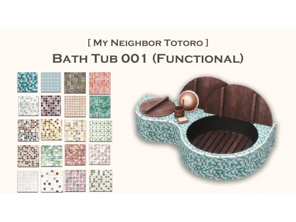[My Neighbor Totoro] Bath Tub 001 by rrtt