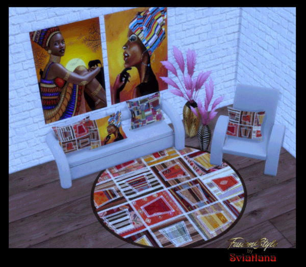 Alpha Africa set by fusionstylesims4 - The Sims 4 Custom Content