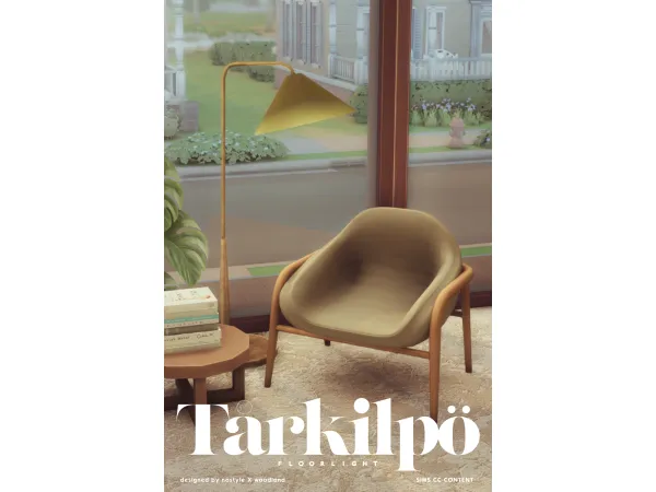 Maxis Match Tarkilpo Floor Light by NOSTYLEXWOODLAND - The Sims 4 Custom Content