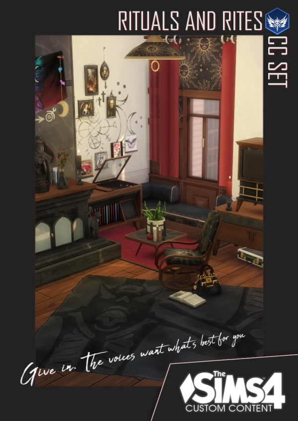 Maxis Match rituals and rites set by simsfinds - The Sims 4 Custom Content