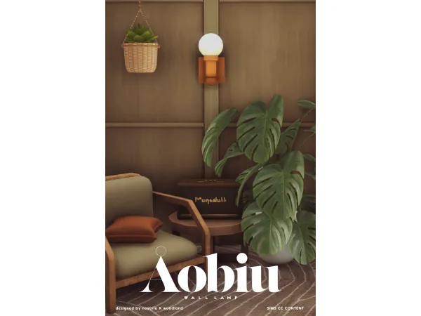 Maxis Match Wall lamp - The Sims 4 Custom Content