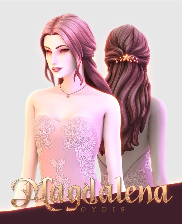 Maxis Match Magdalena Hair by simsfinds - The Sims 4 Custom Content