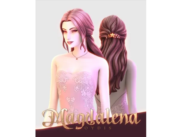Maxis Match Magdalena Hair - The Sims 4 Custom Content