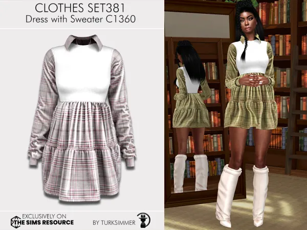 Alpha CLOTHES SET381 by daphsmods - The Sims 4 Custom Content