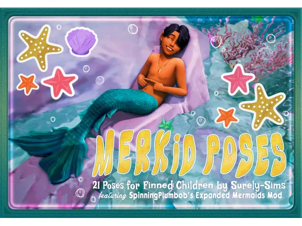 Mix Pose Pack MerMay 2024 Merkid Poses by surelysims - The Sims 4 Custom Content