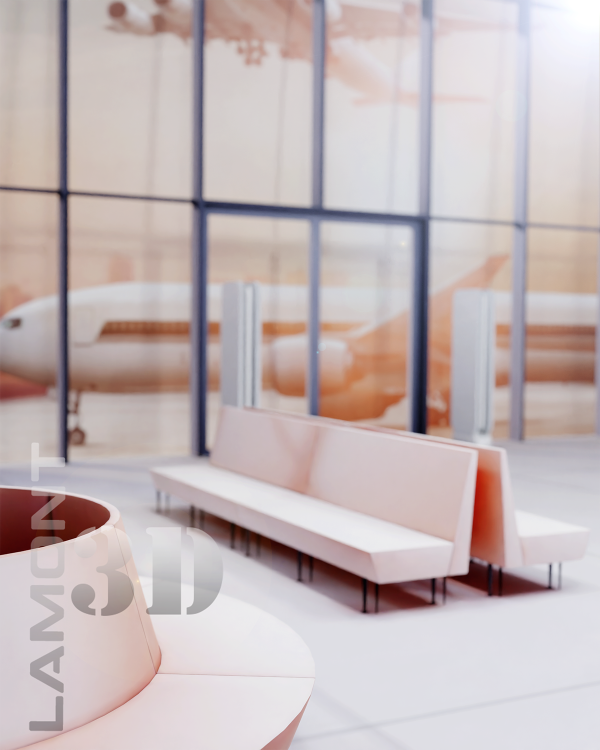 Mix simple airport by lamontcreatorr - The Sims 4 Custom Content