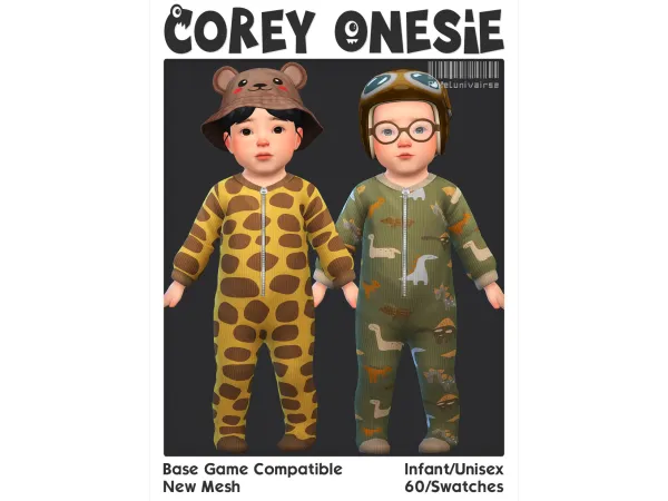 Maxis Match Corey Onesie - The Sims 4 Custom Content