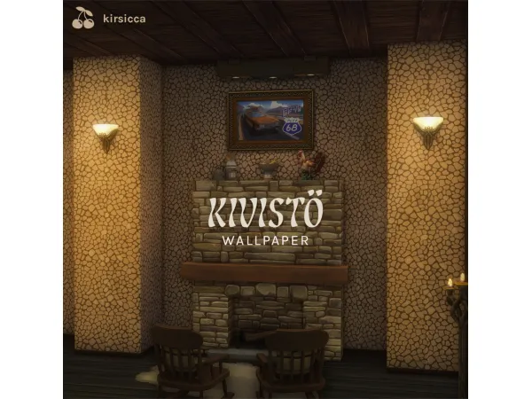 Mix kivistö wallpaper - The Sims 4 Custom Content