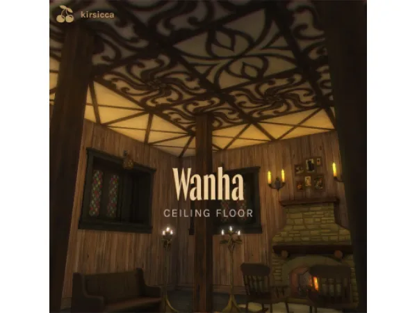 Mix wanha ceiling floor - The Sims 4 Custom Content