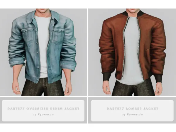 4t3 Darte77 Jackets - The Sims 3 Custom Content