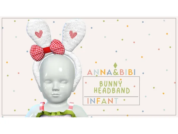 Alpha Bunny Headband Easter 2024 [AnnaBibi] by anna_bibi - The Sims 4 Custom Content