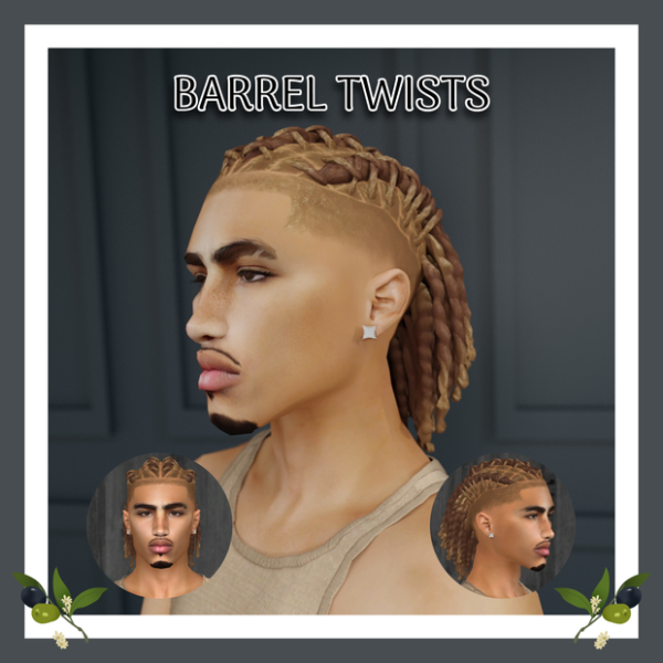 Mix BARREL TWISTS by simsfinds - The Sims 4 Custom Content