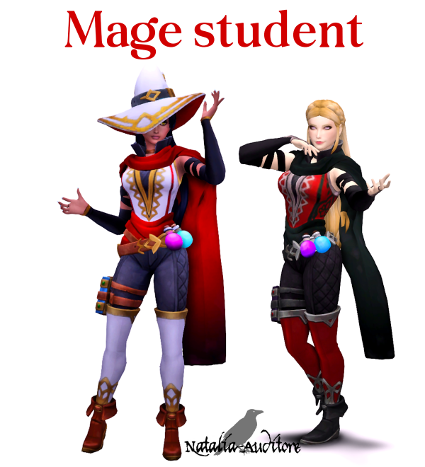 Maxis Match Mage student by simsfinds - The Sims 4 Custom Content
