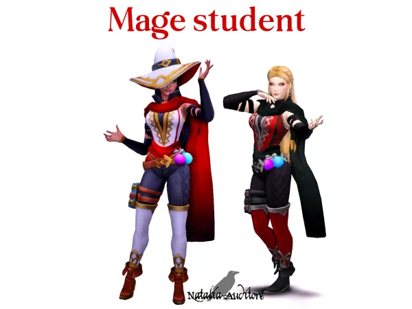 Maxis Match Mage student by natalia_auditore - The Sims 4 Custom Content