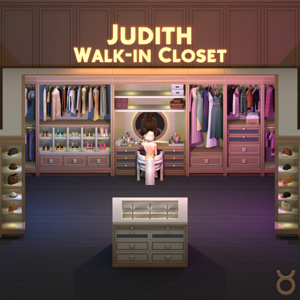 Maxis Match Judith Walk In Closet by simsfinds - The Sims 4 Custom Content
