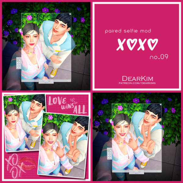 Mix [PairedSelfie] XX 09 by simsfinds - The Sims 4 Custom Content