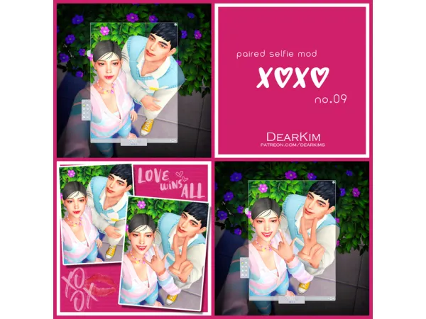 Mix [PairedSelfie] XX 09 - The Sims 4 Custom Content