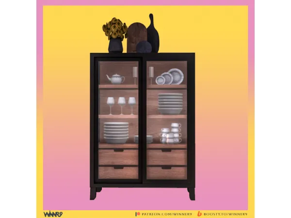Mix Pandora Pantry Cabinet - The Sims 4 Custom Content