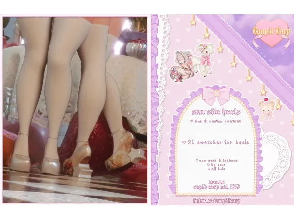Alpha cuupid corp starside heels by missme12 - The Sims 4 Custom Content