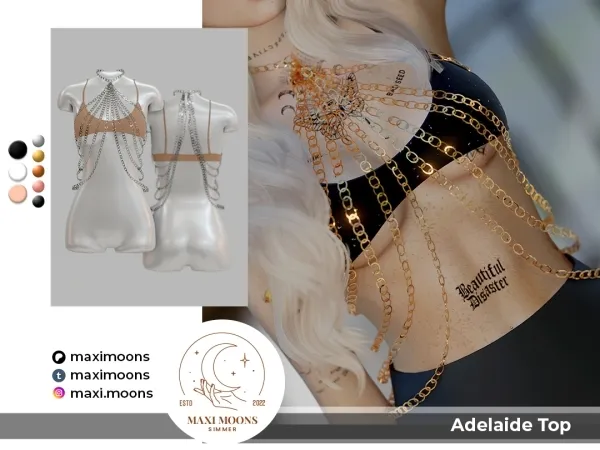 Alpha Adelaide Top by maximoons - The Sims 4 Custom Content