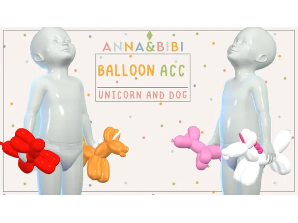 Alpha Unicorn and dog [AnnaBibi] - The Sims 4 Custom Content