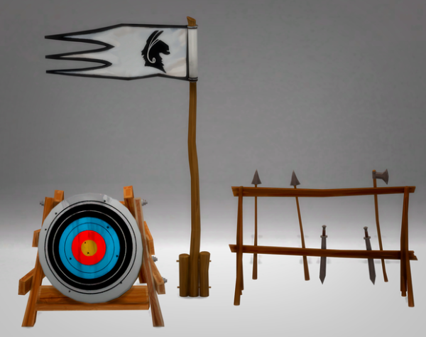 Alpha CLUTTER Vikings by simsfinds - The Sims 4 Custom Content