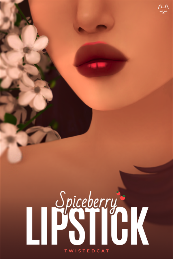 Maxis Match Spiceberry Lipstick by simsfinds - The Sims 4 Custom Content
