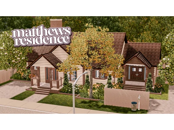 the matthews residence - The Sims 3 Custom Content