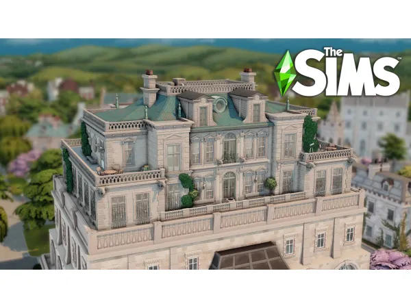 Maxis Match DRAKE HALL DORM by bojanasims - The Sims 4 Custom Content