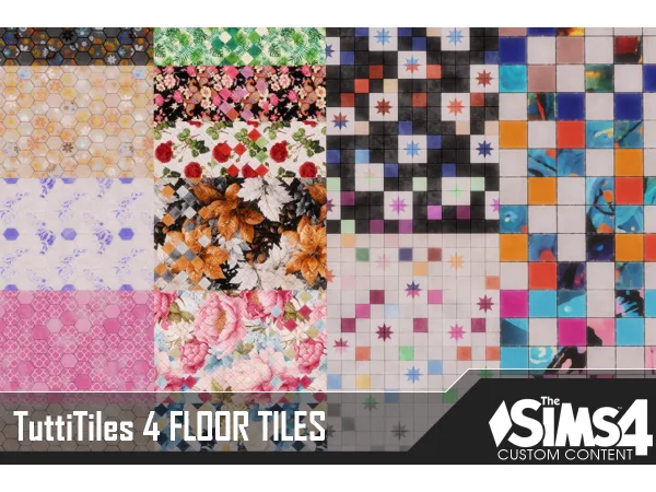 Mix flooring - The Sims 4 Custom Content