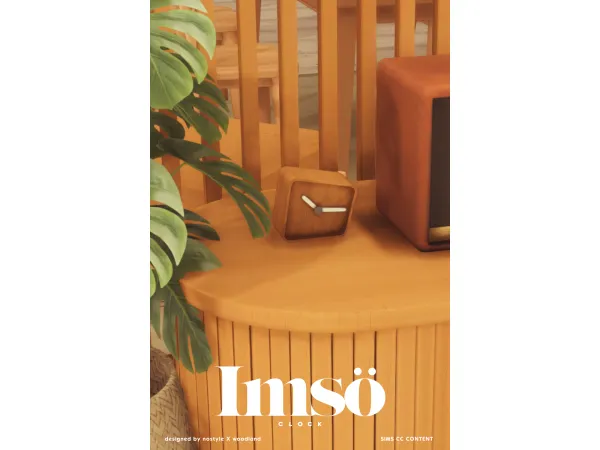 Maxis Match Clock - The Sims 4 Custom Content