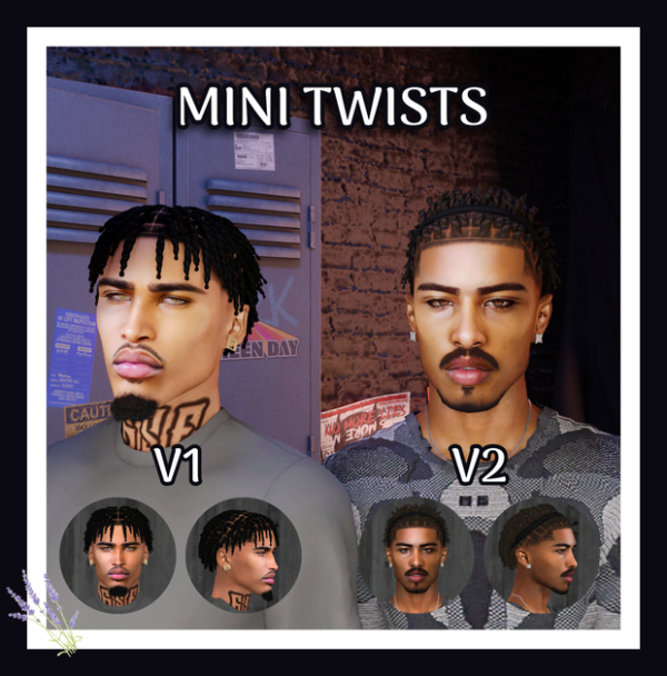 Mix MINI TWISTS by simsfinds - The Sims 4 Custom Content